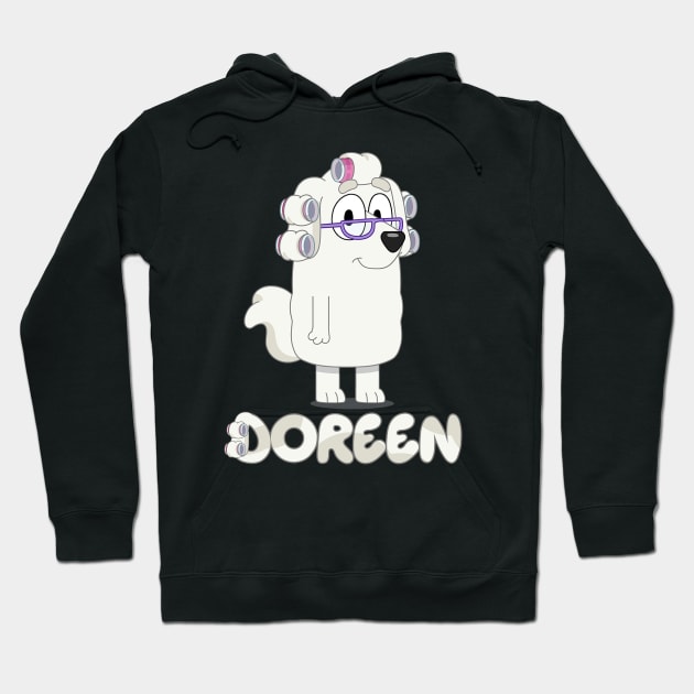 Doreen is  friendly Hoodie by KOMIKRUKII